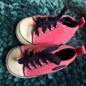 Pink Baby Sneakers (0-6 Months)